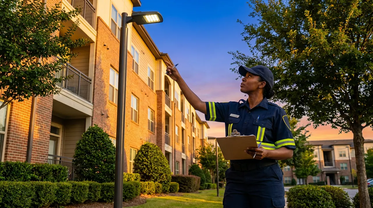 CPTED crime prevention through environmental design site survey at apartment community