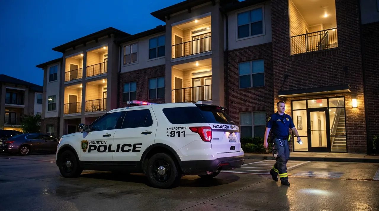 Emergency response patrol vehicle dispatching to apartment community incident